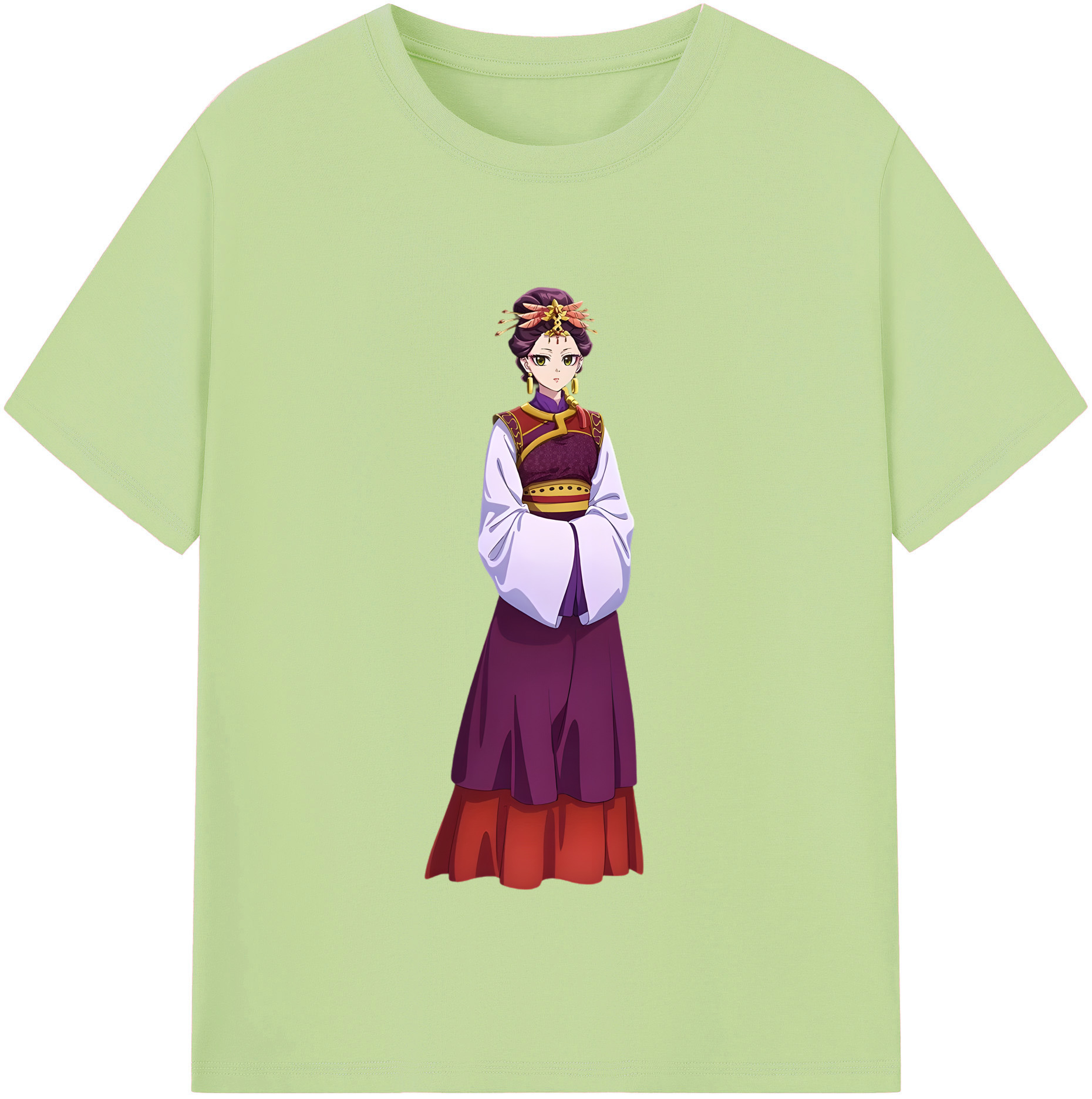 （画像用） 薬屋のひとりごと The Apothecary Diaries 綿100％半袖Tシャツ（フロントプリント）